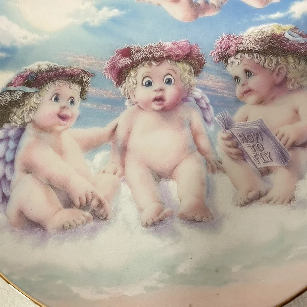 Vintage Dreamsicles The Flying Lesson Plate Hamilton Ltd Ed Collection #1437AC